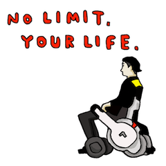 NO LIMIT, YOUR LIFE. スタンプ