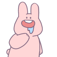 Rabbit with a loose mouth