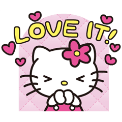 Hello Kitty 90's, Sticker for LINE & WhatsApp — Android, iPhone iOS