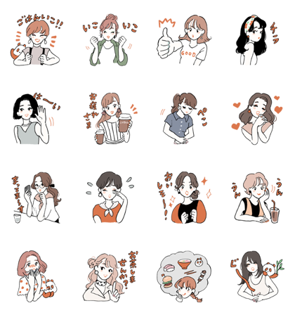 Line スタンプ Line Conomi チヤキ フリーダウンロード