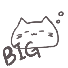 cat big sticker 1