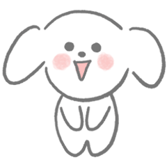 White dog ato (japanese)