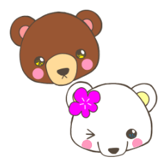 Lovers of bear GONTA & UMEKO