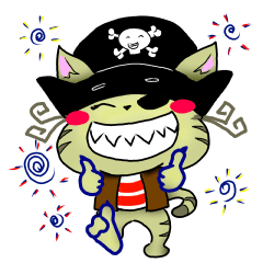 Captain Cat Pirate - Nekopira