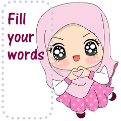 ningluk: Message Stickers (Mona Hijab En