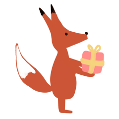 Orange Fox & Pink Fox