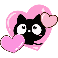 Very cute black cat (Blink)