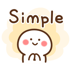 The Simple English Line Stickers Line Store