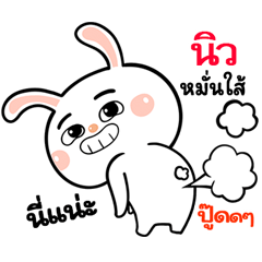 I'm New Rabbit cute Sticker V.1