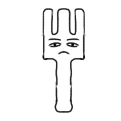 Sticker fork