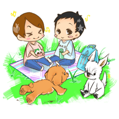hiroko&MABU!!!&SHELL&Laru family Sticker