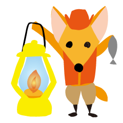 A fox who loves the outdoors and camping