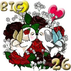 【Big】シーズー犬26『薔薇の妖精かな？』