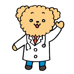 Try hard! Doctor & Nurse with Toy Poodle