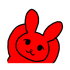 nekopmac's  red rabbit greeting