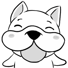 ningluk: Black and White French Bulldog