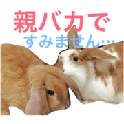 Sticker for owners of rabbit