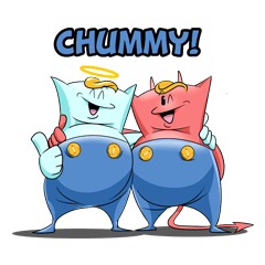 Chummy Devil and Angel (English Version)