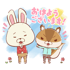 KAMI USAGI ROPÉ Cute & Fluffy Stickers