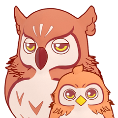 Mr.horn-owl anime version
