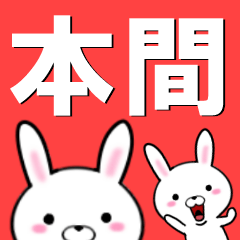 超★本間(ほんま・ホンマ)なウサギ