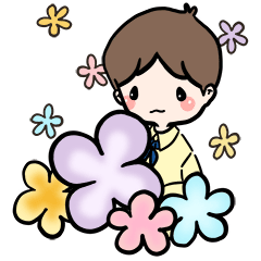 Boy in pink!