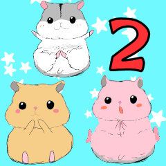 three hamsters !!