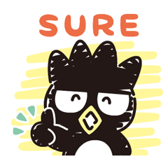 BAD BADTZ-MARU: Hand-Drawn Stickers 預覽 2
