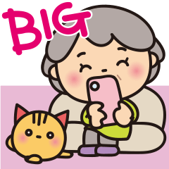 Grandma, beginner's Big sticker