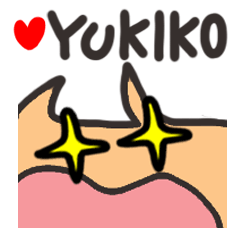 Name Sticker.[Yukiko]