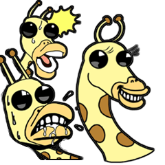 Sticker of giraffe