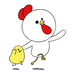 Weird Chicken and Chick