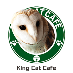 King Cat Cafe StickerNo.2