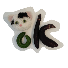POM-PON-CAT AND SUMMER VEGETABLES