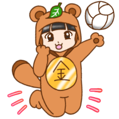 Raccoon volleyball player4