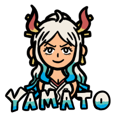 ONE PIECE Yamato's emotional stickers