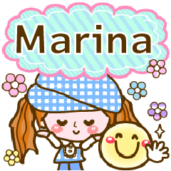 Pop & Cute girl4 "Marina"
