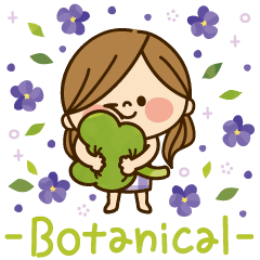 Kawashufu Botanical Line Stickers Line Store