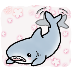 Shark stickers with a sense of life 3