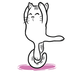 "Spring" Dancing Cat (Eng.)