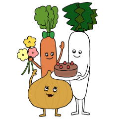 Vegetable friends Sticker 2