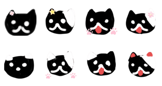 可愛い黒猫ちゃんスタンプ Lineクリエイターズスタンプ Stamplist 可愛い黒猫ちゃんスタンプ Lineクリエイターズスタンプ Stamplist