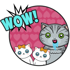 Meow Meow! - Cute Cat Breeds Sticker Set