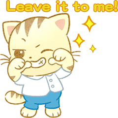 Baby Cat with you Father's Day2- English