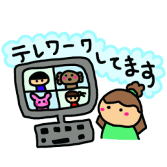 Gaki-san's business communication stamp