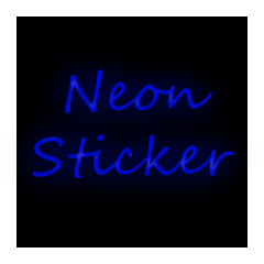 Animated Neon Sticker