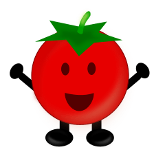 sticker of tomato