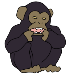 Chimpanzees Sticker