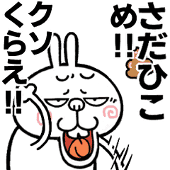 Angry name rabbit[Sadahiko]