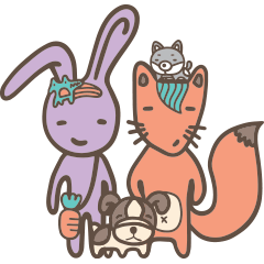 Foxy and Bunny's family